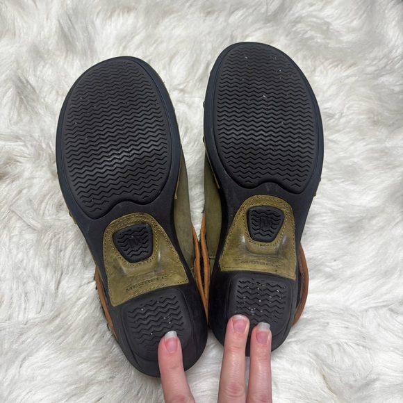 Merrell Luxe Knit Olive Slip On Mules Clogs Women's 7.5 - Picture 10 of 11